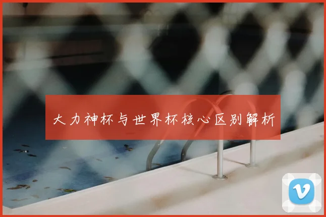 大力神杯与世界杯核心区别解析